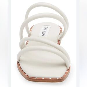 Steve Madden Starie Strappy Slide Sandal In Bone